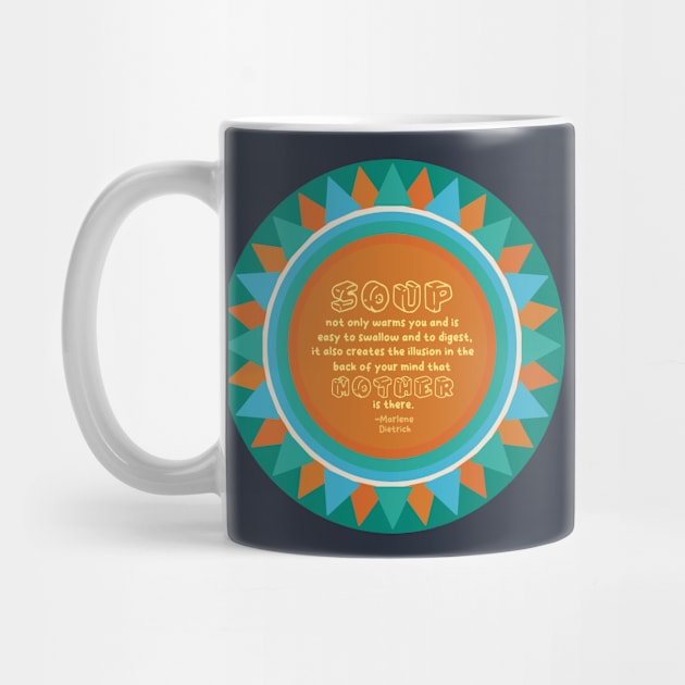 Comforting Soup [orange] by deadbeatprince typography